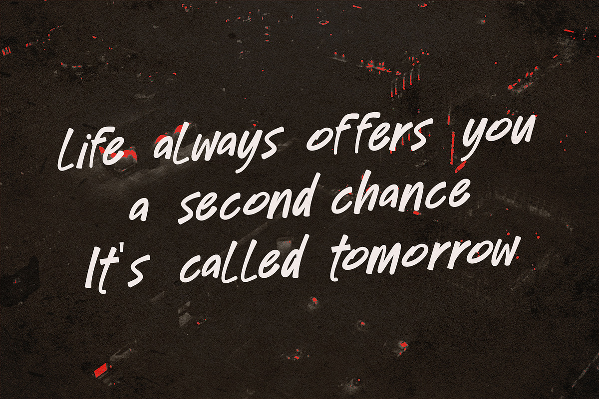 Ruthes Mucho Handmade Script Font, a Script Font by Maulana Creative (Photo 5 of 7)