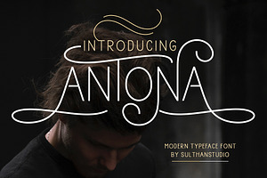 Antona, a Sans Serif Font by Sulthan Studio
