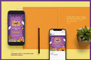 Halloween Trick or Treat Flyer, a Flyer Template by Creativestoree (Thumbnail 3 of 4)