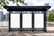 Bus Shelter Lightbox Poster Mockup, an Advertising Mockup by graphypix (Thumbnail 4 of 4)