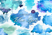 Blue spots, a Texture Illustration by Siriliadka Dreams (Thumbnail 1 of 5)