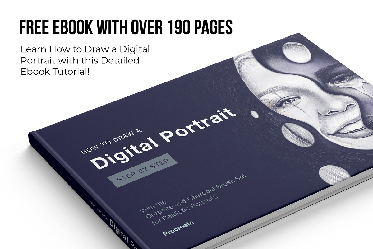 Perfect Portrait Procreate Brushes, a Brush Add-On by Riveros Illustration (Photo 7 of 11)