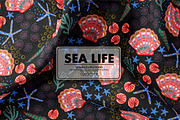 SEA-LIFE, a Pattern Graphic by MSNTY STUDIOX (Thumbnail 2 of 24)