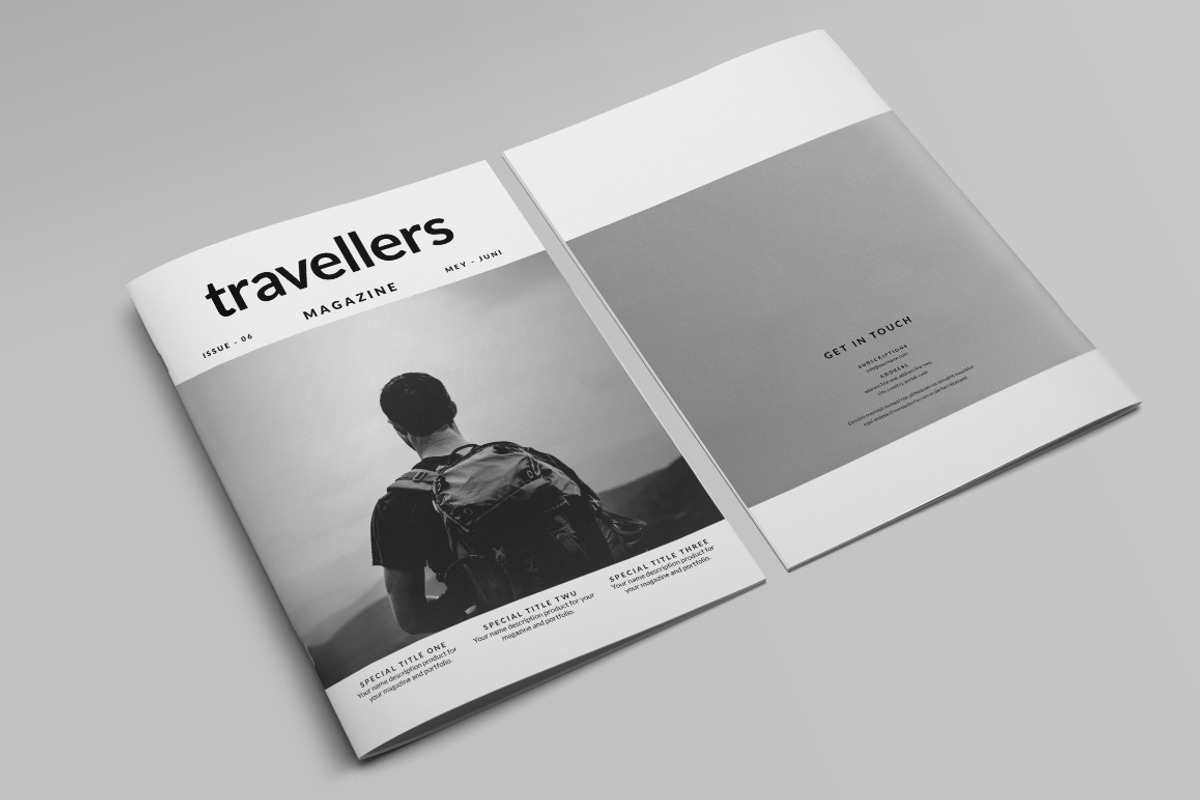 Travellers Magazine, a Magazine Template by Firtana (Photo 13 of 14)