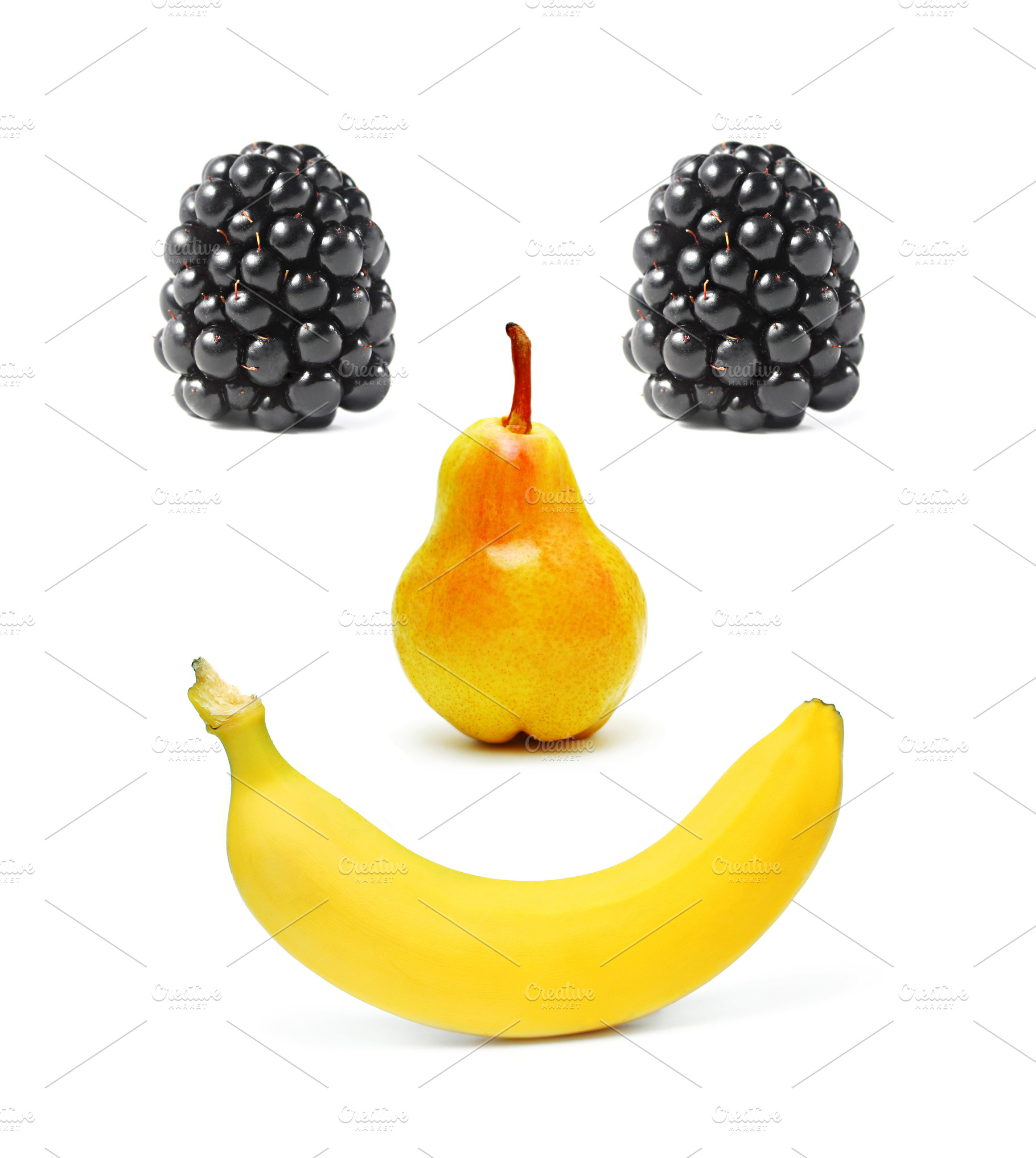 Smiling fruits, a Photo by saiko3p