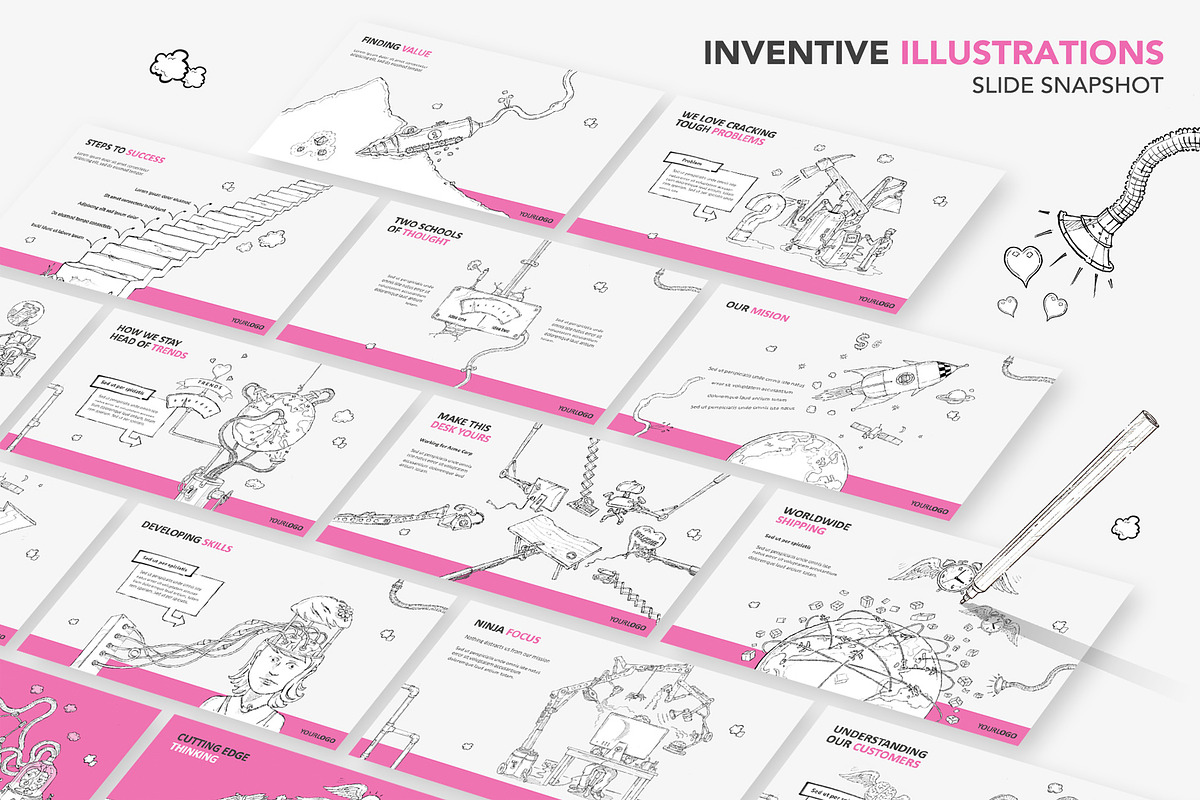 Pro-Draw Pitch Deck Presentation, a Presentation Template by Drawn By My Actual Hand (Photo 7 of 13)