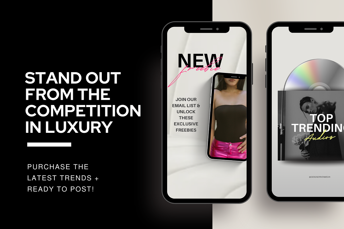 Luxury Social Media Templates CANVA, a Social Media Template by Design Driven Media (Photo 4 of 9)