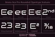Bruno Ace Pro Rounded, a Sans Serif Font by Stiggy & Sands (Thumbnail 4 of 5)