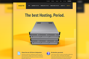 Hostr - PSD Template