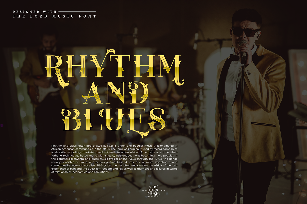 The Lord Music-Decorative font, a Serif Font by Java pep (Photo 5 of 13)