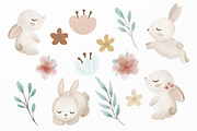 Watercolor baby milestone card print, an Illustration by SleptArt (Thumbnail 6 of 6)