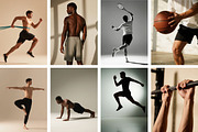 100 Men Workout Stock Photos Bundle, a Sports & Recreation Photo by Selenique Studio (Thumbnail 15 of 20)