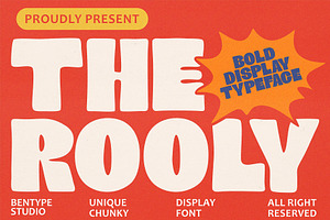 Rooly - Unique Chunky Display Font