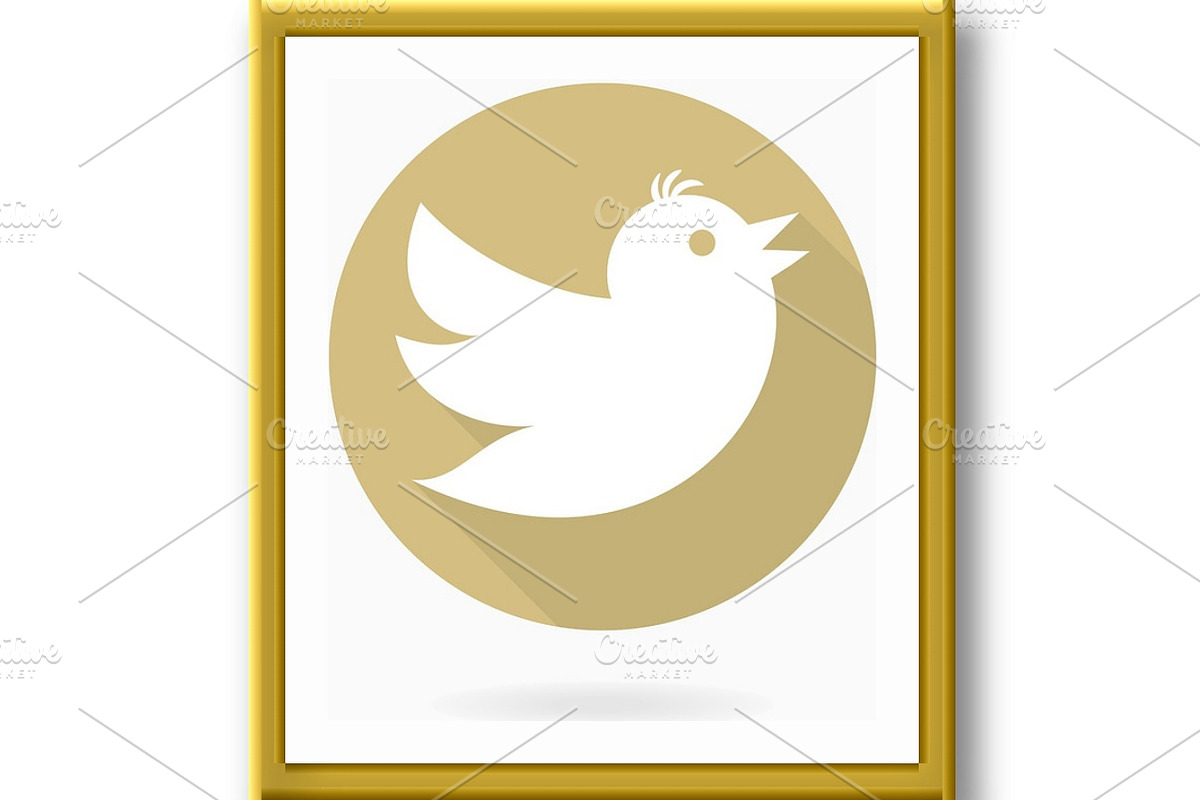Flying Bird Vector Flat Icon, an Outline Icon by FineArtStudio (Photo 3 of 3)
