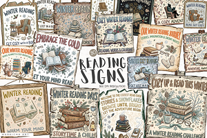 Reading Signs PNG