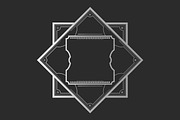 Silver Art Deco Frames Collection, a Decorative Illustration by PsychocheArt (Thumbnail 2 of 13)