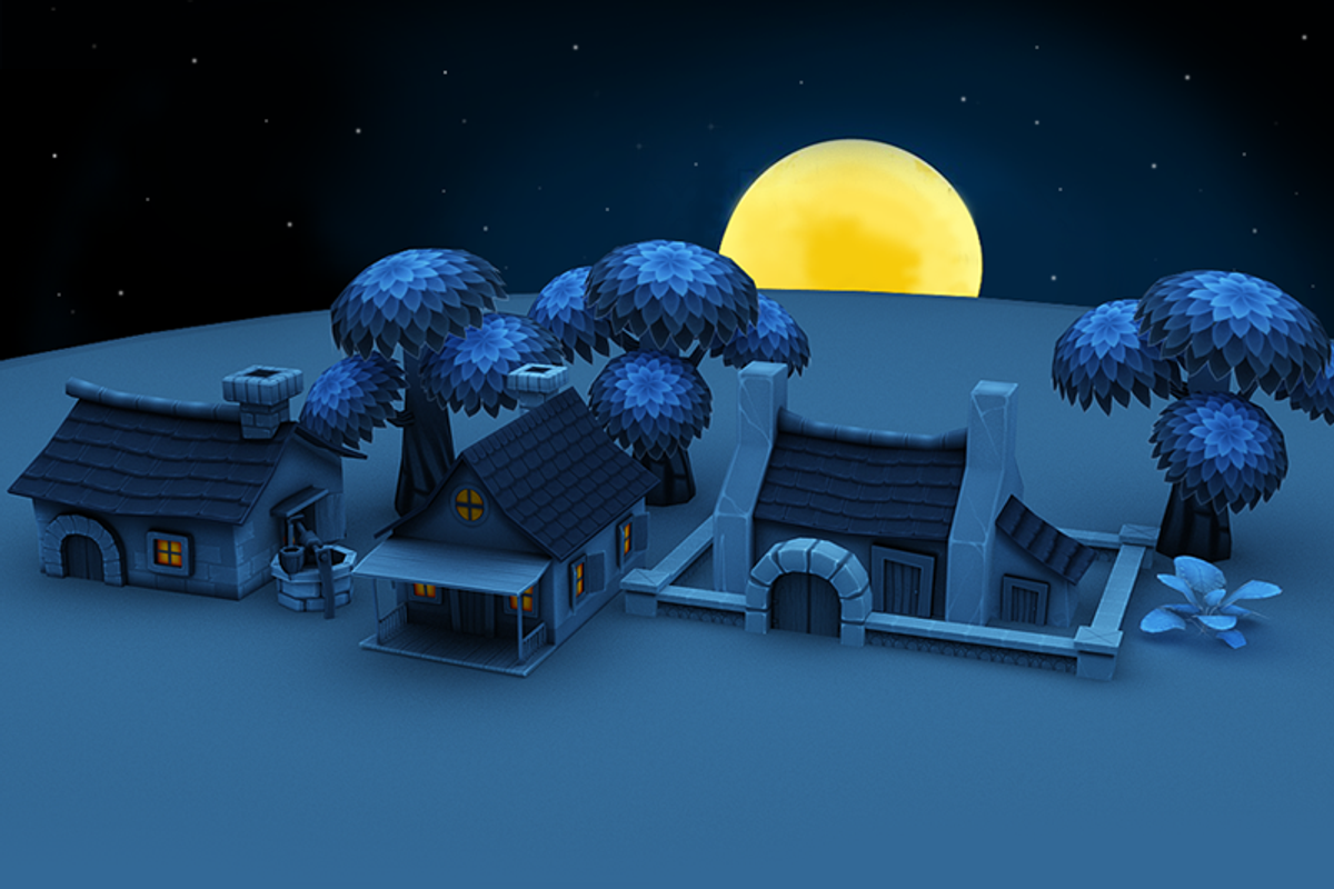 Cartoon Halloween Farm, an Environmental 3D Model by Souchenki (Photo 5 of 11)