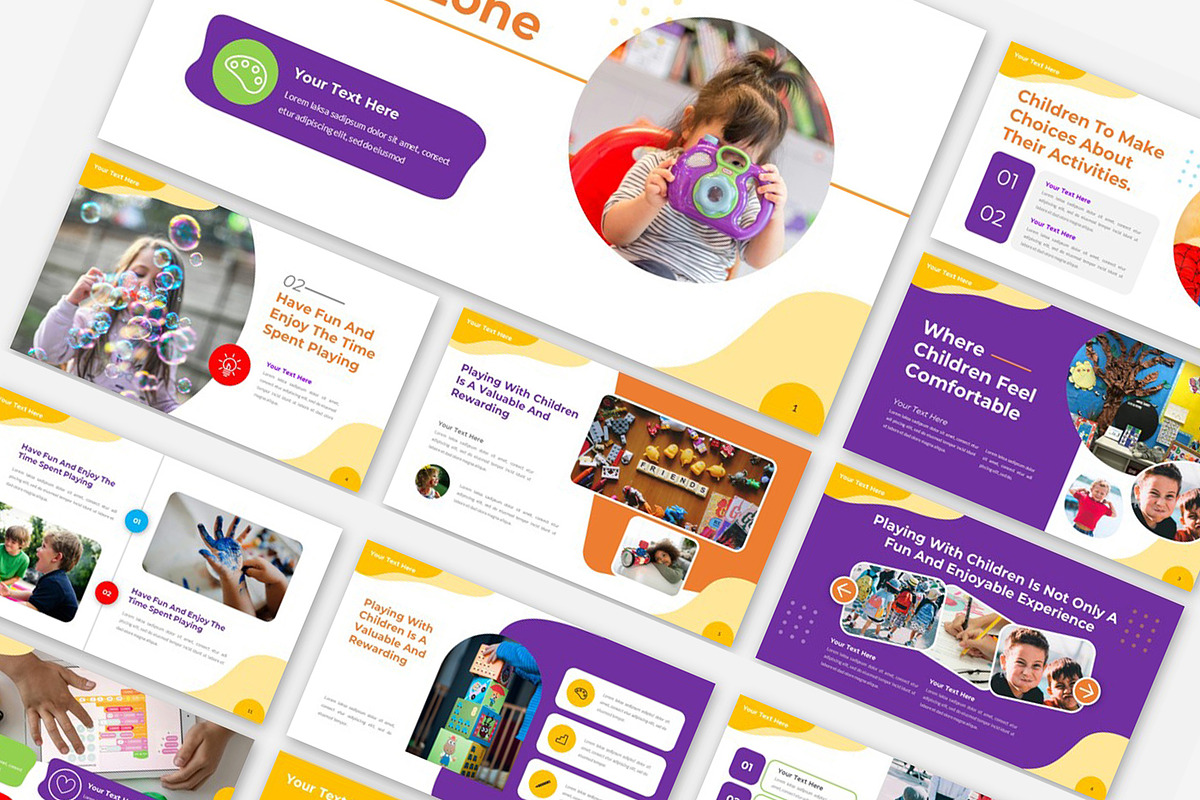 Kinder Zone Children Education PPT, a Presentation Template by Robs Daily Design (Photo 8 of 20)