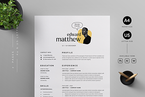Resume/CV, a Resume Template by Reuix Studio