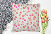 Hand Painted Pink Floral Pattern, a Pattern Graphic by MartinShop (Thumbnail 8 of 10)