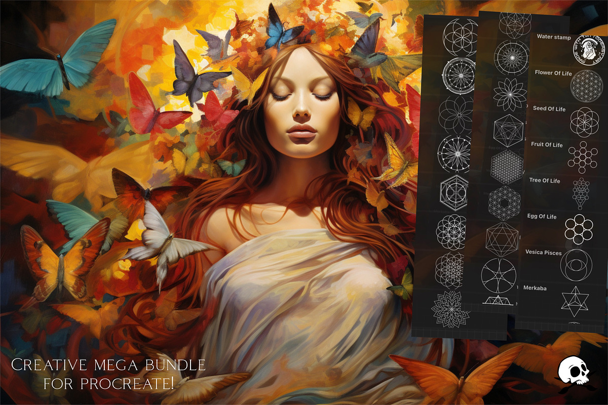 Procreate, Sacred Geometry Ultimate, a Brush Add-On by Studio.Valhalla (Photo 7 of 11)