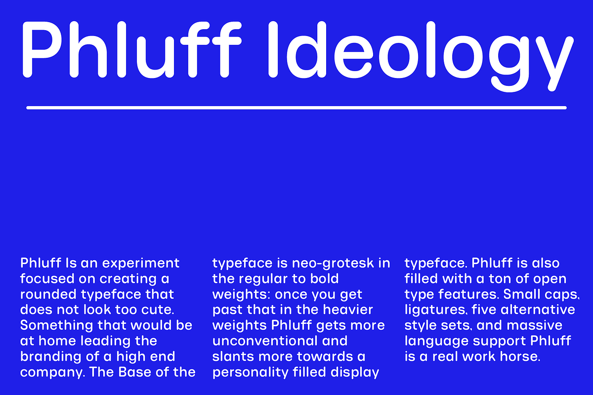 Phluff Variable Round Sans Font, a Sans Serif Font by That That Creative (Photo 13 of 17)