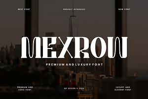 Mexrow - Premium & Luxury Font