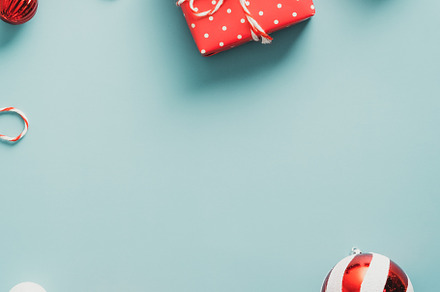 Christmas Vintage flat lay, a Holiday Photo by photoguns