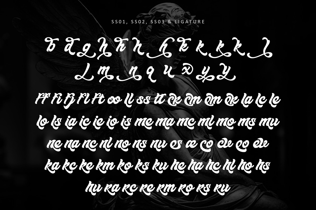 Angelos, a Script Font by Letterara (Photo 14 of 15)