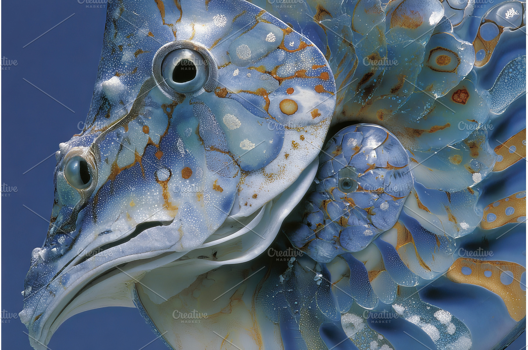 In the blue waters of Palau, an Animal Photo by ZinetroN