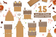 Christmas Gingerbread House Creator, a Decorative Illustration by Euonia Meraki (Thumbnail 3 of 13)