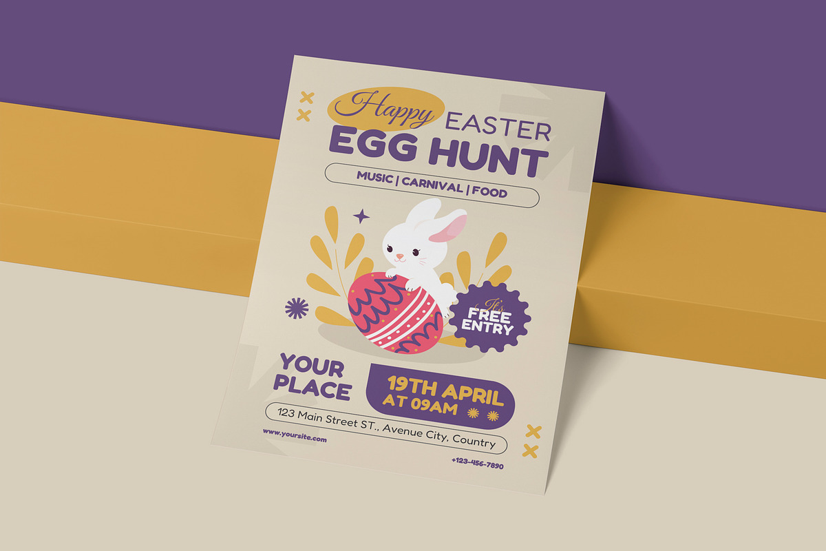 Easter Egg - Flyer, a Print Template by VUNIRA (Photo 2 of 2)
