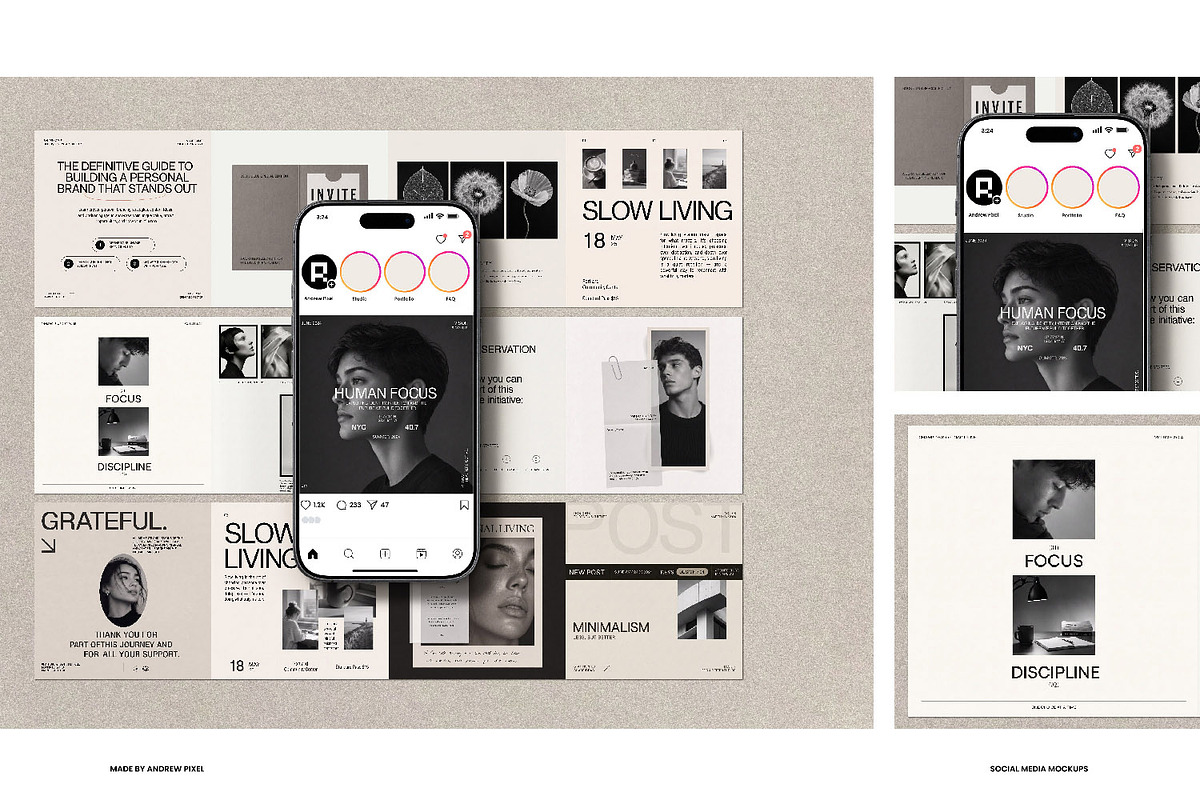 EDITION - Social Media Mockups, an iPhone Mockup by AndrewPixel (Photo 10 of 15)