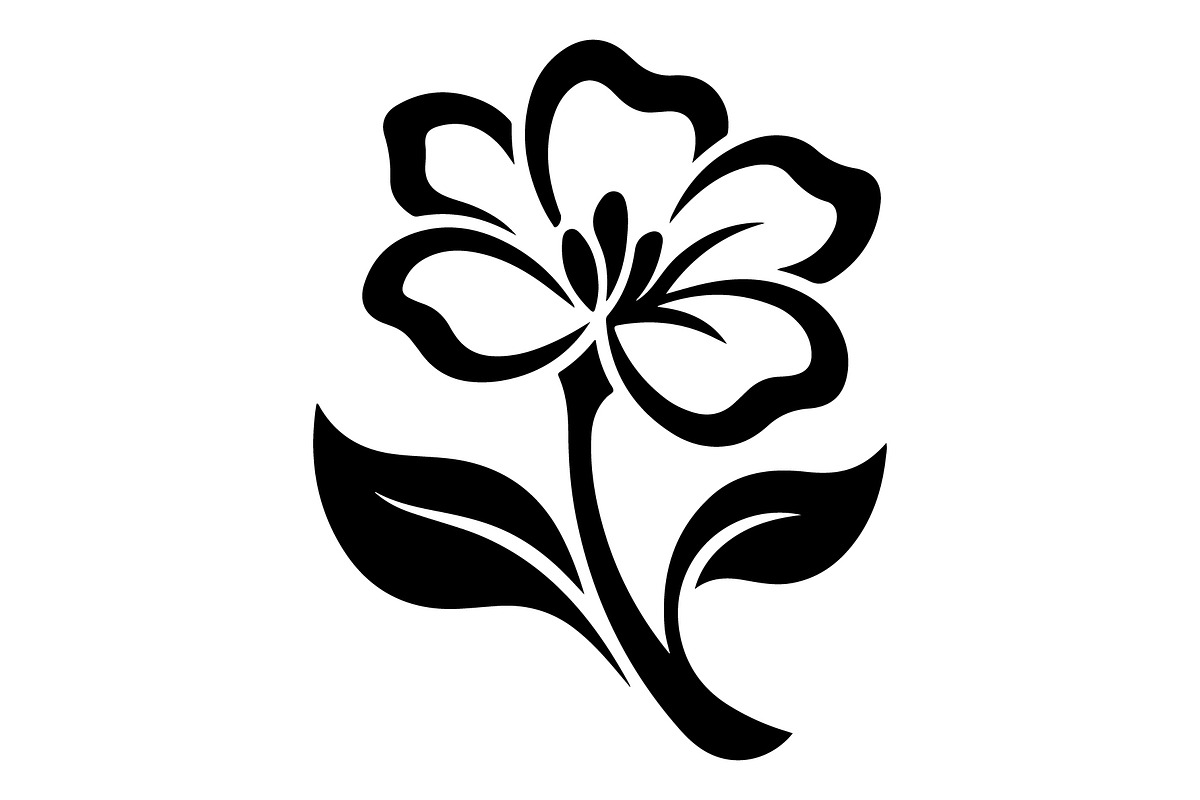Floral Rose Lotus Silhouette, an Object Graphic by Gfx_Store (Photo 8 of 15)