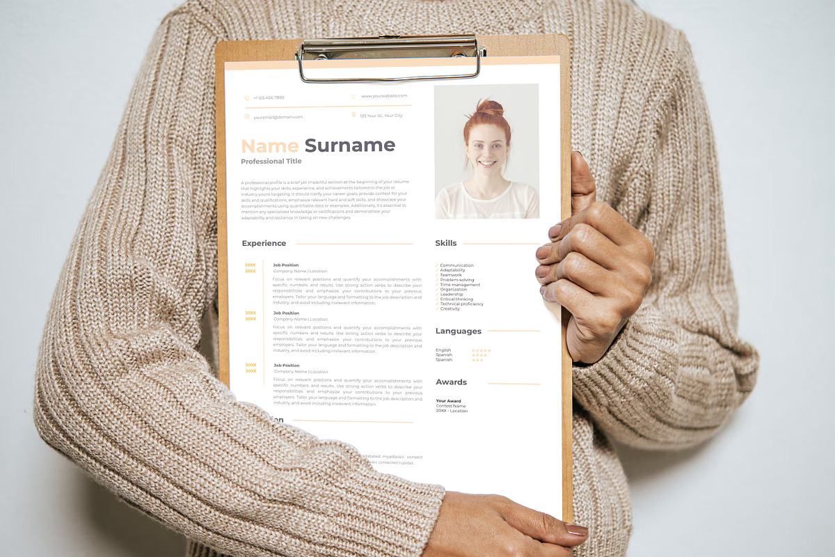 Classic Resume Template Google Docs, a Resume Template by OkiDocs Resume Templates (Photo 6 of 11)