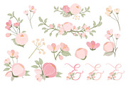 Soft Pink Floral Heart Wreath Vector, an Illustration by Amanda Ilkov (Thumbnail 5 of 5)