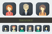 Flat Persons Icons Set 1, an Icon by Alex Serada (Thumbnail 5 of 5)