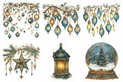 Christmas Clipart Bundle, an Illustration by Daily.Designs (Thumbnail 2 of 5)