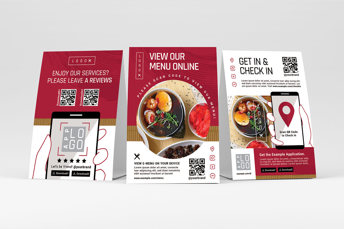 QR Code Flyer Templates Vol.7, a Flyer Template by BrandPacks