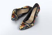 Heeled Shoes Mock-Up, an Advertising Mockup by Se٧enStudio (Thumbnail 6 of 10)