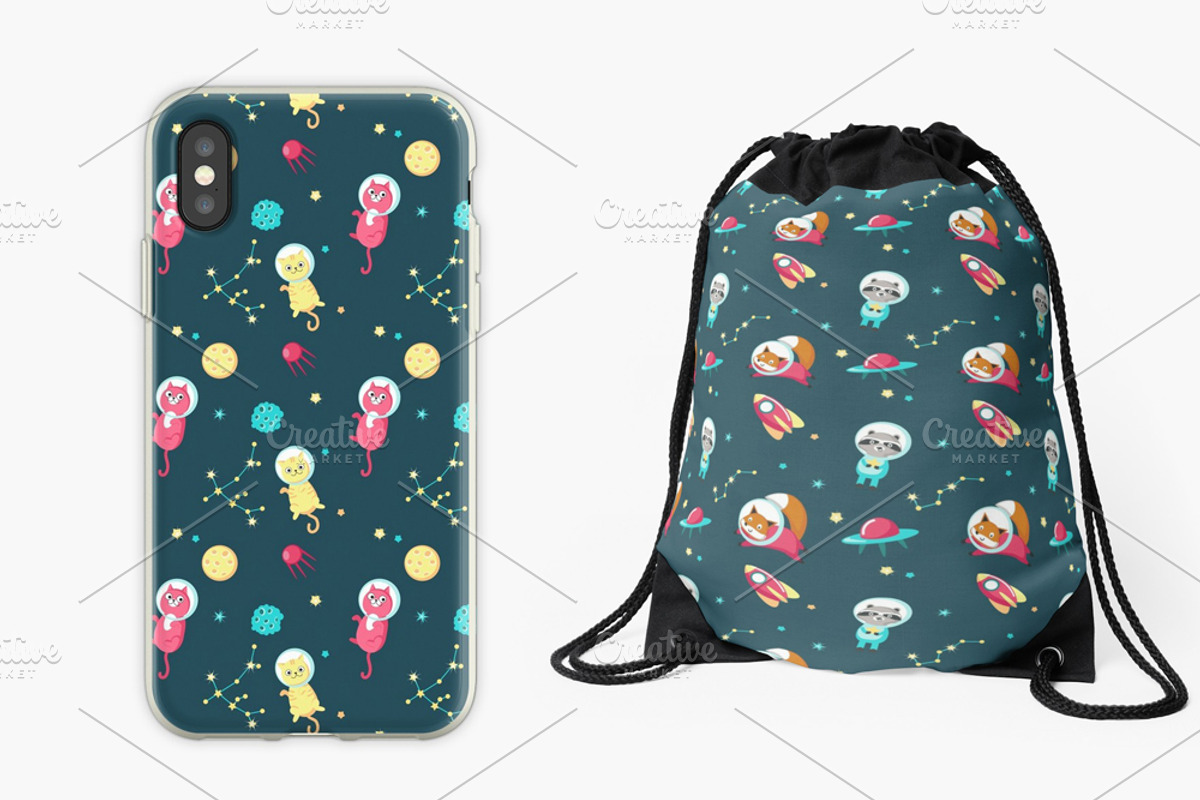 Space animals calendar & planner, a Stationery Template by SiberianArt (Photo 4 of 12)