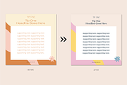 60 Retro Instagram Post Templates, a Social Media Template by Lucky Bee Creative Studio (Thumbnail 6 of 12)