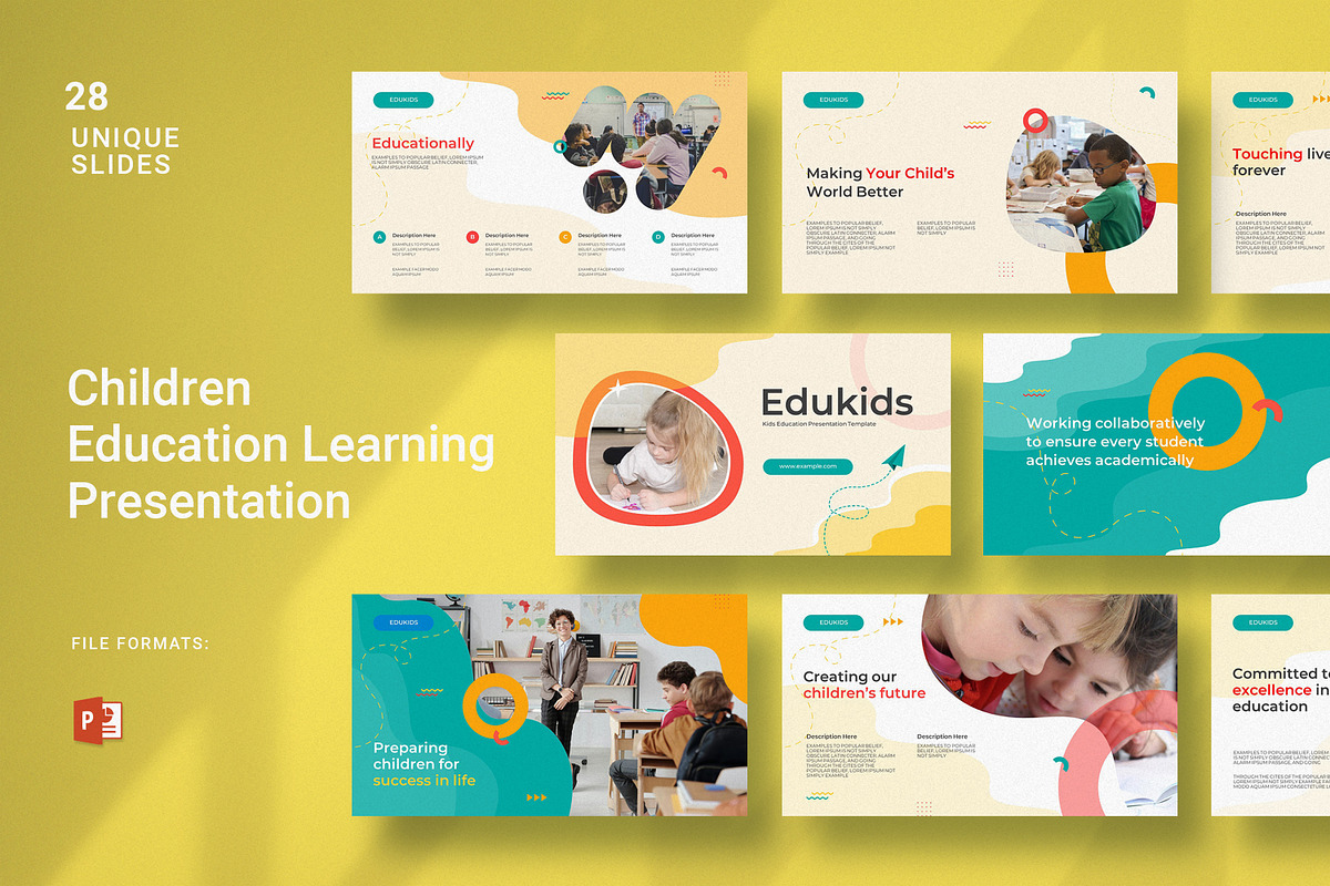 Children Education Presentation, a Presentation Template by Dream-Lab (Photo 1 of 8)