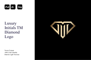 Luxury Initials TM Diamond Logo, a Branding & Logo Template by Luxury Logos (Thumbnail 1 of 4)