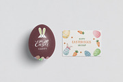 Easter Eggs and Postcard Mockup, an Advertising Mockup by Graphic Deal (Thumbnail 9 of 10)