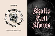 Monastic - Vintage Gothic Font, a Blackletter Font by Imoodev (Thumbnail 4 of 5)