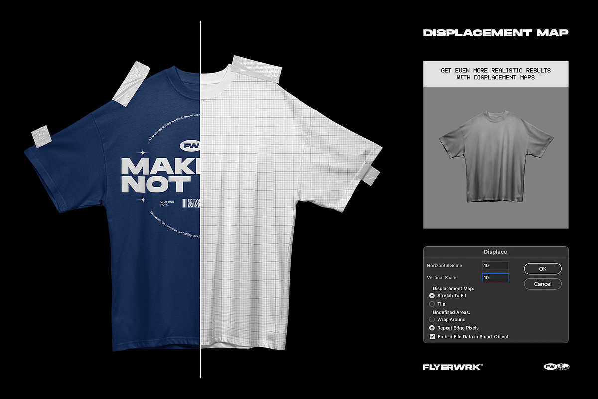 Rue Porter Oversized T-Shirt Mockups, a Shirt Mockup by FLYERWRK (Photo 4 of 11)