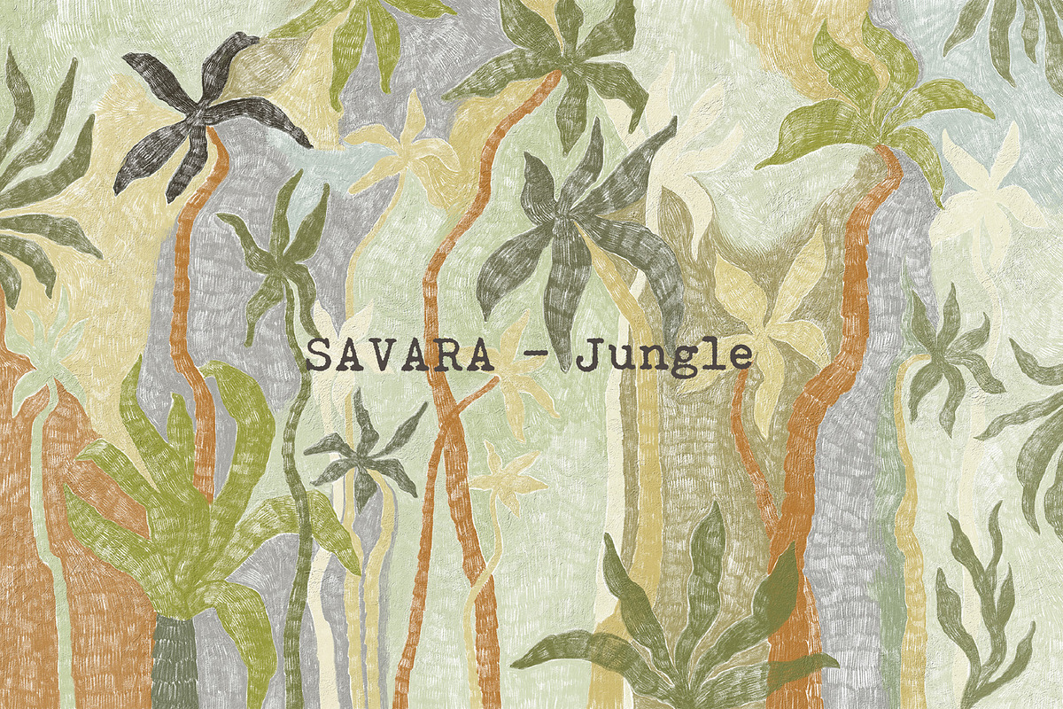 SAVARA – Tropical Wall Mural, a Wallpaper Graphic by Timofi Art (Photo 5 of 20)