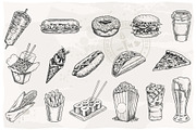 Street Food Retro Emblems, a Branding & Logo Template by Vecster (Thumbnail 5 of 6)