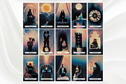 Dark Aura Tarot Cards Deck, an Object Illustration by Mugio (Thumbnail 2 of 6)
